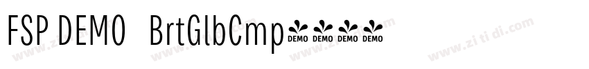 FSP DEMO   BrtGlbCmp字体转换